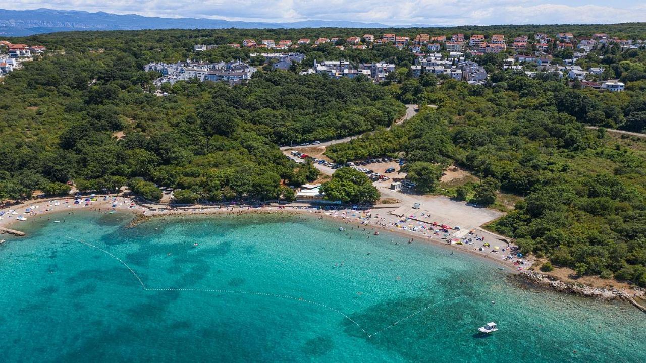 Njivice, Otok Krk, Apartman Dora المظهر الخارجي الصورة