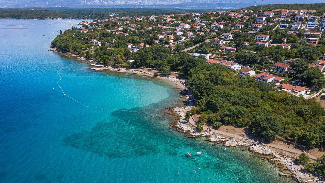 Njivice, Otok Krk, Apartman Dora المظهر الخارجي الصورة
